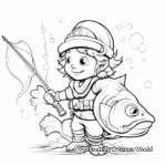 Fisherman Catching King Salmon Coloring Pages 2