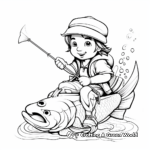 Fisherman Catching King Salmon Coloring Pages 4