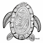 Flatback Turtle Shell Coloring Pages: An Aussie Delight 4
