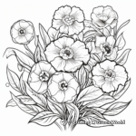 Floral Masterpiece Coloring Pages for Flower Lovers 4