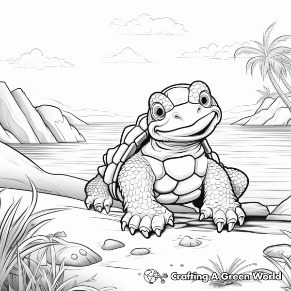 Snapping Turtle Coloring Pages - Free & Printable!