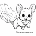 Flying Squirrel in Tree Coloring Pages 3
