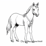 Foal and Rainbow Coloring Pages for Imaginative Kids 3