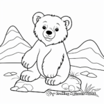 For Kids: Cute Polar Bear Coloring Pages 4