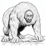 Fort Hall Baboon Tarantula Coloring Pages 1