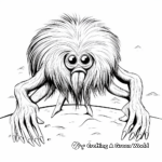 Fort Hall Baboon Tarantula Coloring Pages 4