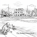 Foundation Laying Printable Coloring Page 1