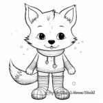 Fox in Socks' Inspired Coloring Pages 2