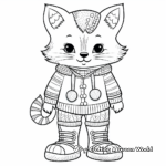 Fox in Socks' Inspired Coloring Pages 4