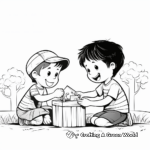 Free Sharing Coloring Pages For Young Kids 4