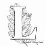 Fresh Letter L Lettuce Coloring Pages for Veggie Lovers 3