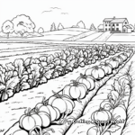 Fresh Spring Vegetable Patch Coloring Pages 1