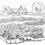 Fresh Spring Vegetable Patch Coloring Pages 4