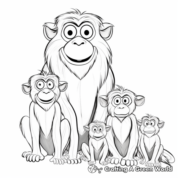 Printable Batoon Baboon Coloring Pages - Free & Printable!