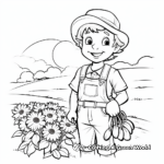 Friendly Farmer Coloring Pages 3