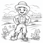 Friendly Farmer Coloring Pages 4