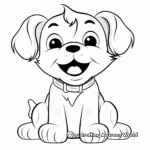 Friendly French Bulldog Coloring Pages for Kids 3
