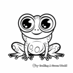 Friendly Frog Coloring Sheets 3
