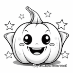 Friendly Halloween Pumpkin Coloring Pages 2
