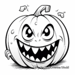 Friendly Halloween Pumpkin Coloring Pages 4