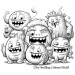 Friendly Monster Coloring Pages for Beginners 2