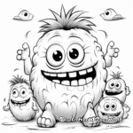 Friendly Monster Coloring Pages for Beginners 3