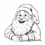 Friendly Santa Claus for Kids Coloring Pages 2