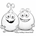 Friendly Snail Characters Coloring Pages 3