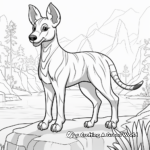 Friendly Tasmanian Tiger Coloring Pages for Kids 4