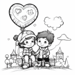 Friendship Valentines Coloring Pages 1
