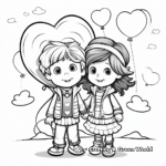 Friendship Valentines Coloring Pages 2