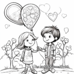 Friendship Valentines Coloring Pages 3