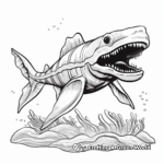 Frilled Shark Mystery Coloring Pages 3