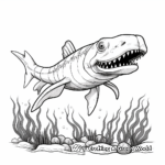 Frilled Shark Mystery Coloring Pages 4