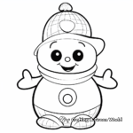 Frosty the Snowman Coloring Pages 1