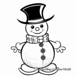 Frosty the Snowman Coloring Pages 4