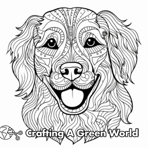 Dog Head Coloring Pages - Free &amp; Printable!