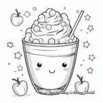 Fun and Fruity Bubble Tea Coloring Pages 4