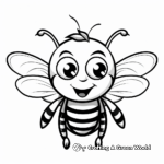 Fun Bumblebee Coloring Pages for Kids 4