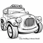 Fun Cartoon Car Coloring Pages for Kids 2