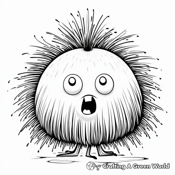 Sea Urchin Coloring Pages - Free &amp; Printable!