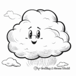 Fun Cumulus Cloud Coloring Pages 1