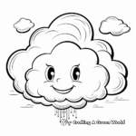 Fun Cumulus Cloud Coloring Pages 2