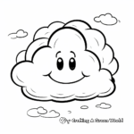 Fun Cumulus Cloud Coloring Pages 4
