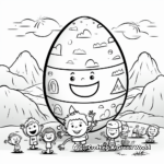 Fun Easter Egg Hunt Coloring Pages 2