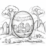 Fun Easter Egg Hunt Coloring Pages 4
