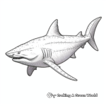 Fun Fact Bull Shark Coloring Pages (With Bitesize Infos) 3