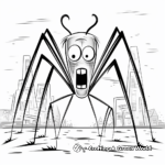 Fun Fact Daddy Long Legs Coloring Pages 2