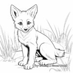 Fun Facts and Coyote Coloring Pages 4