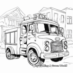 Fun Fire Truck Coloring Pages for Kids 2